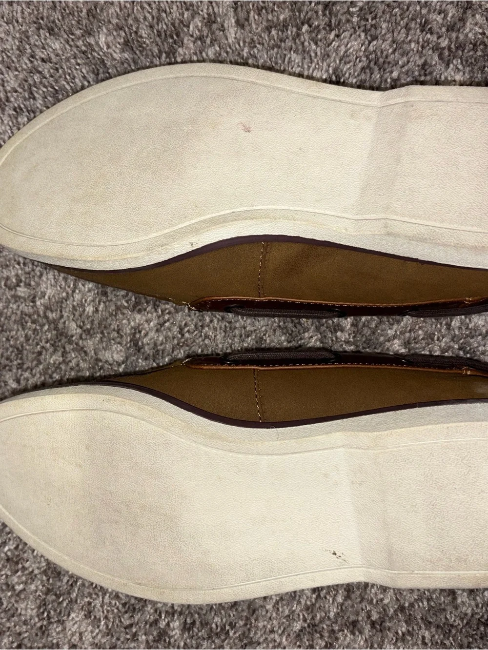 Unlisted by Kenneth Cole Brown Two-Tone Canvas & Leather Boat Shoes